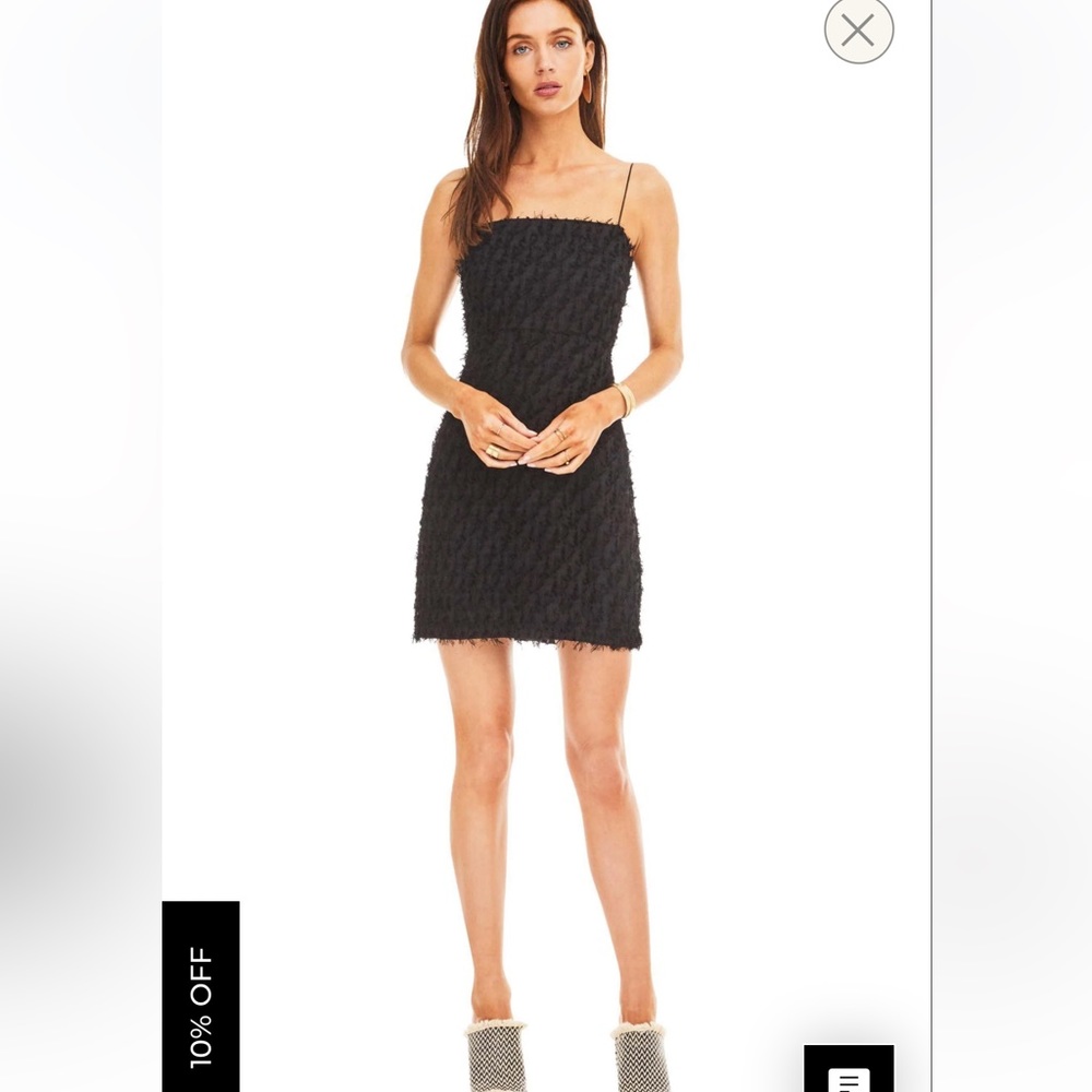 ASTR The Label Alicia Black Dress Size L